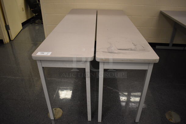 2 Tables. 71.5x17.5x29. 2 Times Your Bid! (John N. Hall Tech - Room 104)