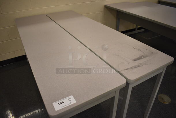 2 Tables. 71.5x17.5x29. 2 Times Your Bid! (John N. Hall Tech - Room 104) - Image 3 of 3