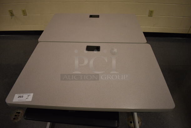 2 Computer Desks. 35.5x23.5x29. 2 Times Your Bid! (John N. Hall Tech - Room 106) - Image 3 of 4