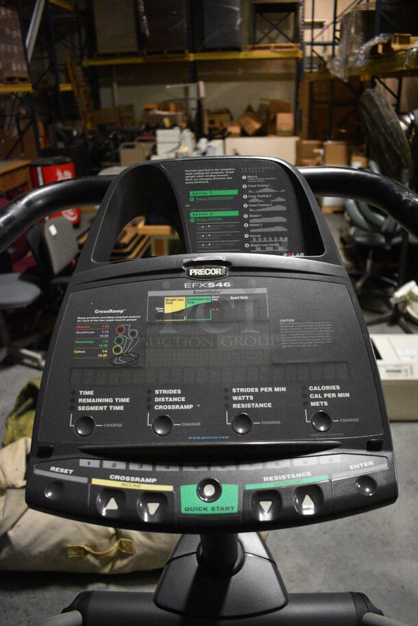 Precor Model EFX546 Metal Commercial Floor Style Elliptical Machine. 32x75x60. (facilities) - Image 5 of 8