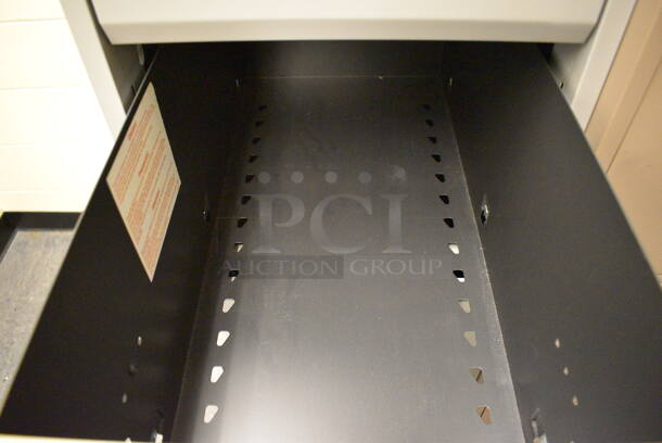 Gray Metal 5 Drawer Filing Cabinet. 15x28x61. (John N. Hall Tech - Room 106) - Image 4 of 5