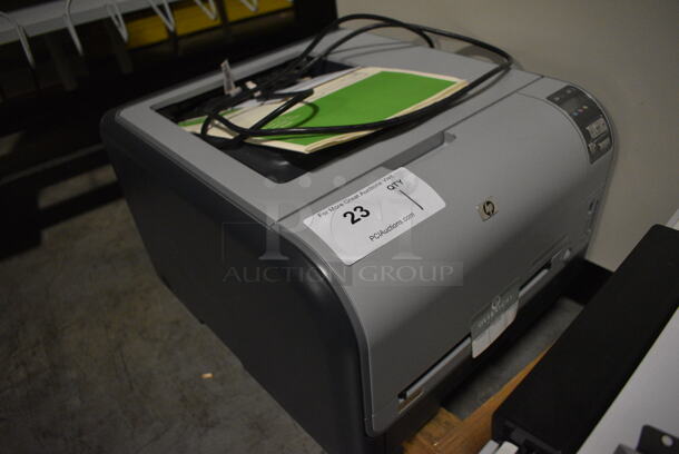 HP Color LaserJet CP1518ni Countertop Printer. 16x17x11. (facilities) - Image 2 of 5
