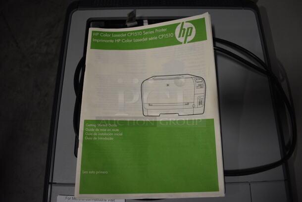 HP Color LaserJet CP1518ni Countertop Printer. 16x17x11. (facilities) - Image 5 of 5