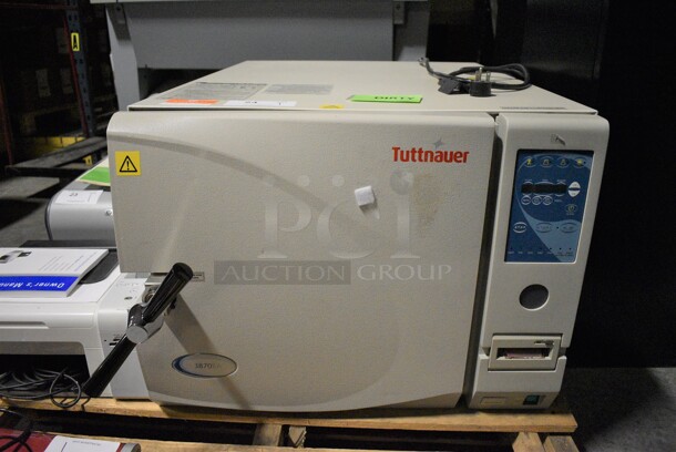 Tuttnauer Model 3870EA Metal Commercial Countertop Autoclave Steam Sterilizer. 230 Volts, 1 Phase. 26x41x20. (facilities)