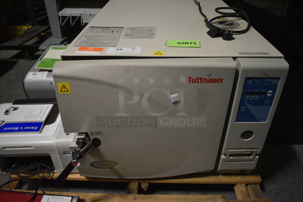 Tuttnauer Model 3870EA Metal Commercial Countertop Autoclave Steam Sterilizer. 230 Volts, 1 Phase. 26x41x20. (facilities) - Image 7 of 7
