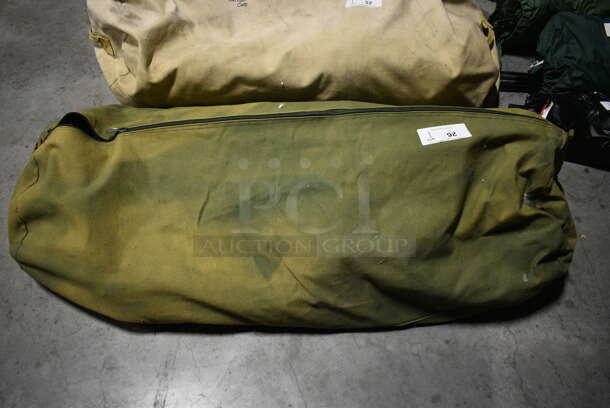 ALL ONE MONEY! Green Duffel Bag of Various Camping Equipment Including Fire Cooker! 45x17x17. (facilities) - Image 5 of 5