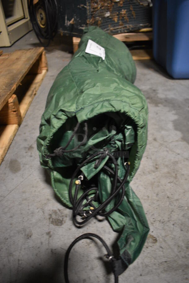Green Bag w/ Tent Sheet or Tarp Inside. 30x11x6. (facilities) - Image 2 of 3