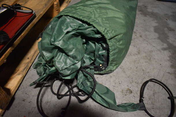 Green Bag w/ Tent Sheet or Tarp Inside. 30x11x6. (facilities) - Image 3 of 3