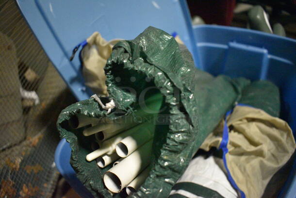 ALL ONE MONEY! Lot of Various Items Including Tarp in Blue Bin! (facilities) - Image 4 of 4