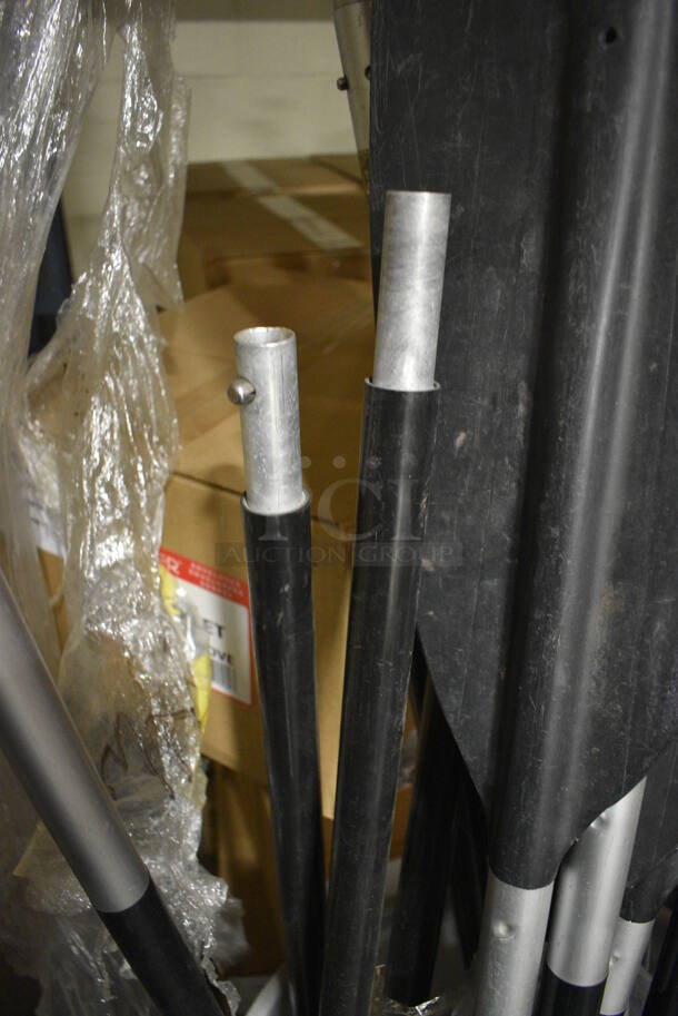 ALL ONE MONEY! Lot of 2 Double Sided and 15 Single Sided Oars in Gray Trash Can! Includes 56". (facilities) - Image 4 of 5