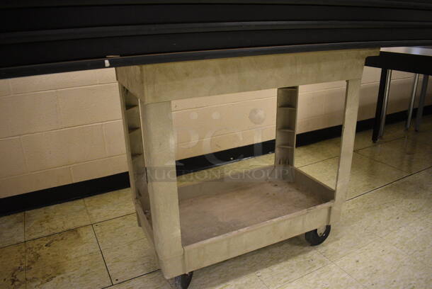 9 Collapsible Tables on Tan Poly 2 Tier Cart. 72x24x29, 34x17x32.5. 9 Times Your Bid! (John N. Hall Tech - Room 108) - Image 3 of 5