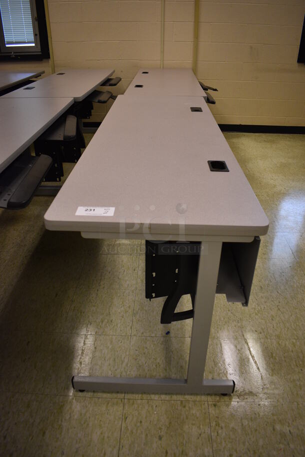 3 Computer Desks. 71.5x28x29. 3 Times Your Bid! (John N. Hall Tech - Room 108) - Image 4 of 4