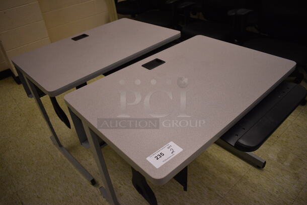 2 Computer Desks. 35.5x28x29. 2 Times Your Bid! (John N. Hall Tech - Room 108) - Image 3 of 3