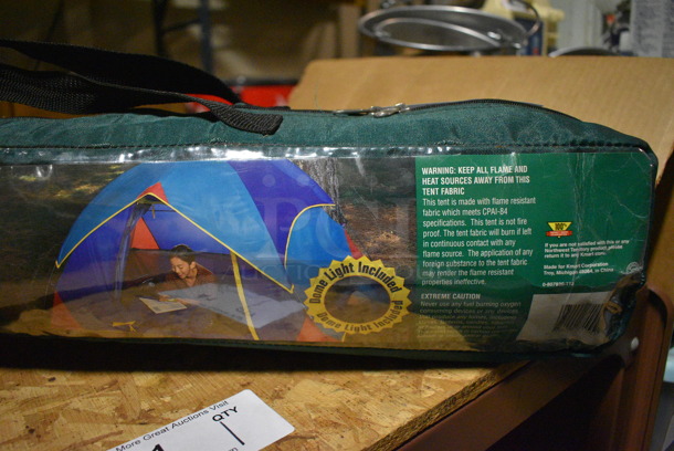 Streamside II 7x7 Backpacking Dome Tent in Green Bag. 27x5x5. (facilities) - Image 3 of 3