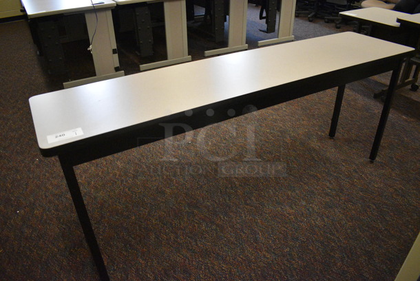 Table. 72x18x29. (John N. Hall Tech - Room 132)