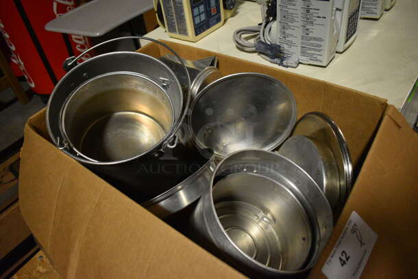 ALL ONE MONEY! Lot of Various Metal Pots and Lids! (facilities) - Image 2 of 3