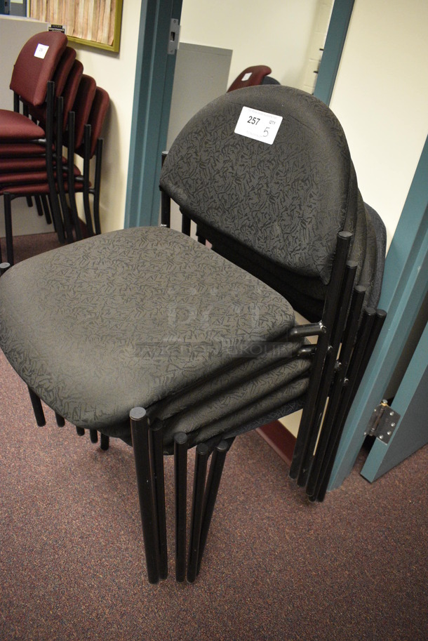5 Black Chairs. 20x18x32. 5 Times Your Bid! (John N. Hall Tech - Room 122) - Image 4 of 4