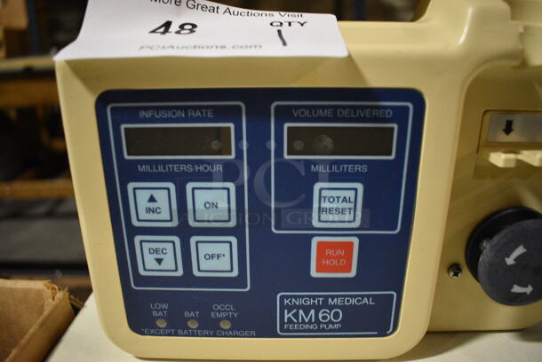 Knight Model KM-60 Metal Commercial Enteral Feeding Pump. 10x5.5x8. (facilities) - Image 3 of 5