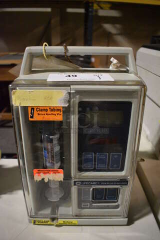 Lifecare PCA Plus II Infuser Pump. 8x6.5x14. (facilities)