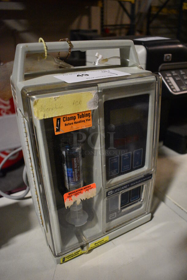 Lifecare PCA Plus II Infuser Pump. 8x6.5x14. (facilities) - Image 3 of 9