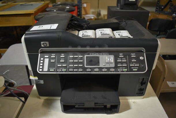 HP Officejet Pro L7680 All In One Scanner, Copier, Printer. 21x14x14. (facilities) - Image 1 of 5