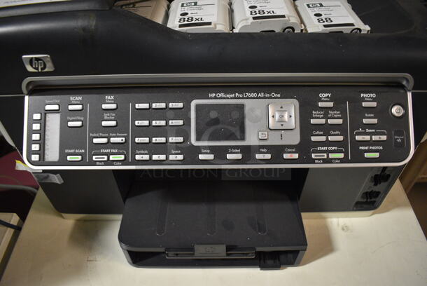 HP Officejet Pro L7680 All In One Scanner, Copier, Printer. 21x14x14. (facilities) - Image 3 of 5