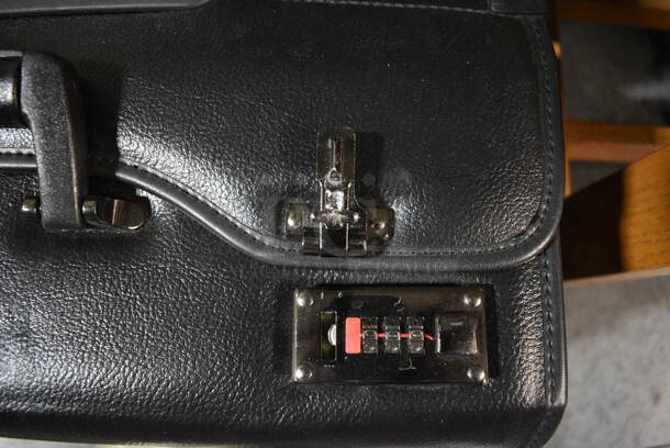2 Black Briefcases. Does Not Come w/ Combination. 19x9x15. 2 Times Your Bid! (facilities) - Image 5 of 6