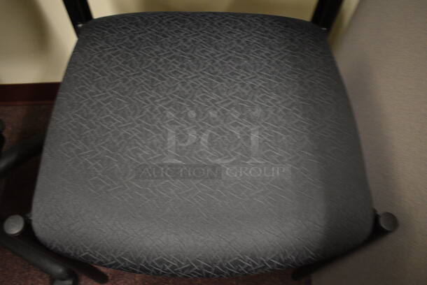 2 Gray and Black Chairs. 26x22x37. 2 Times Your Bid! (John N. Hall Tech - Room 122 Office C) - Image 3 of 3