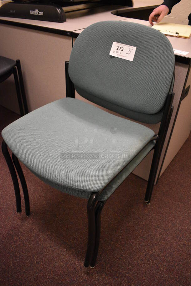 2 Light Blue Chairs. 18x18x31. 2 Times Your Bid! (John N. Hall Tech - Room 122 Office C) - Image 2 of 3