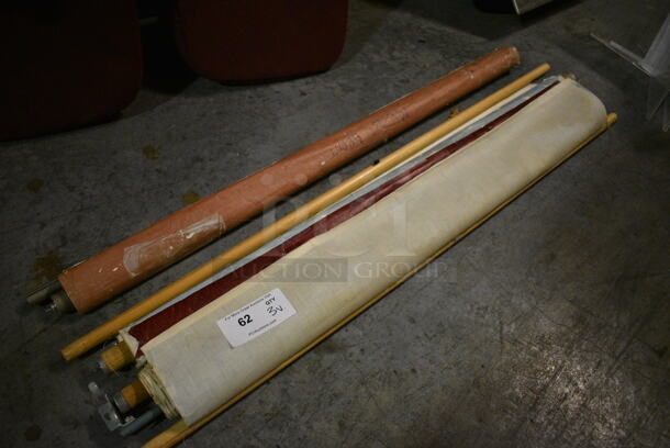 3 Roll Down Posters Including Muscles. 48". 3 Times Your Bid! (facilities) - Image 1 of 4