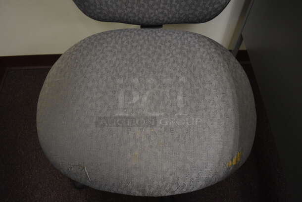 Gray Office Chair on Casters. 21x21x38. (John N. Hall Tech - Room 122 Office B) - Image 3 of 3