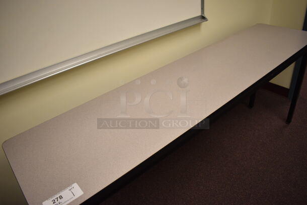 Table. 71.5x18x29. (John N. Hall Tech - Room 122 Office K) - Image 2 of 3