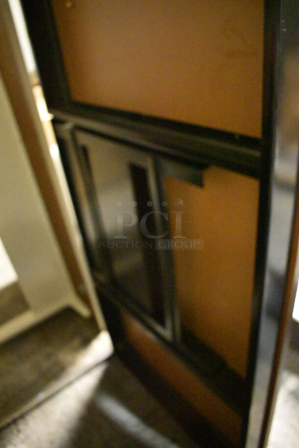 Wood Pattern Table w/ Drawer. 60x30x30. (facilities) - Image 3 of 4