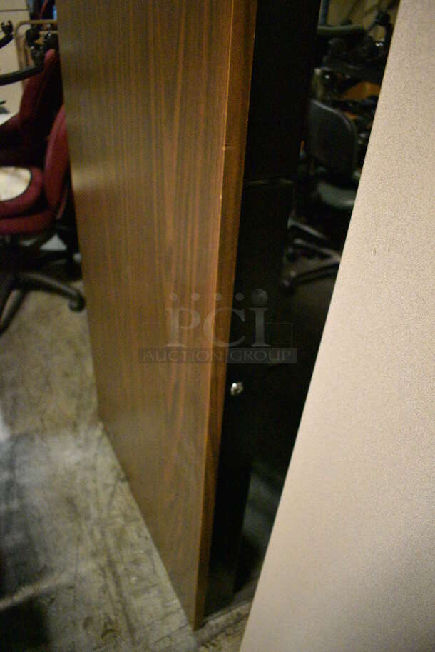 Wood Pattern Table w/ Drawer. 60x30x30. (facilities) - Image 4 of 4