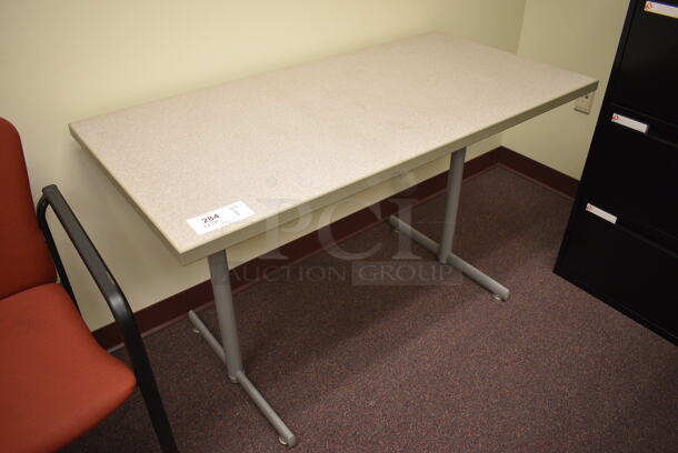 Gray Table. 48x24x29. (John N. Hall Tech - Room 122 Office K) - Image 2 of 3