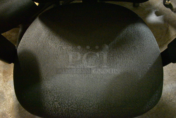 5 Black Office Chairs w/ Arm Rests on Casters. 28x21x39. 5 Times Your Bid! (facilities) - Image 3 of 3