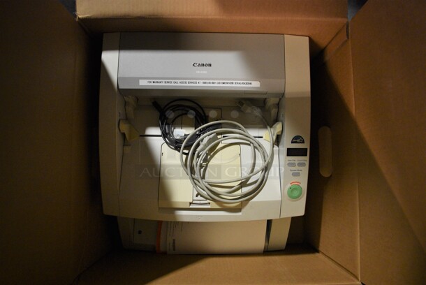 IN ORIGINAL BOX! Canon Model DR-6080 Countertop Printer. 18x21x12. (facilities)