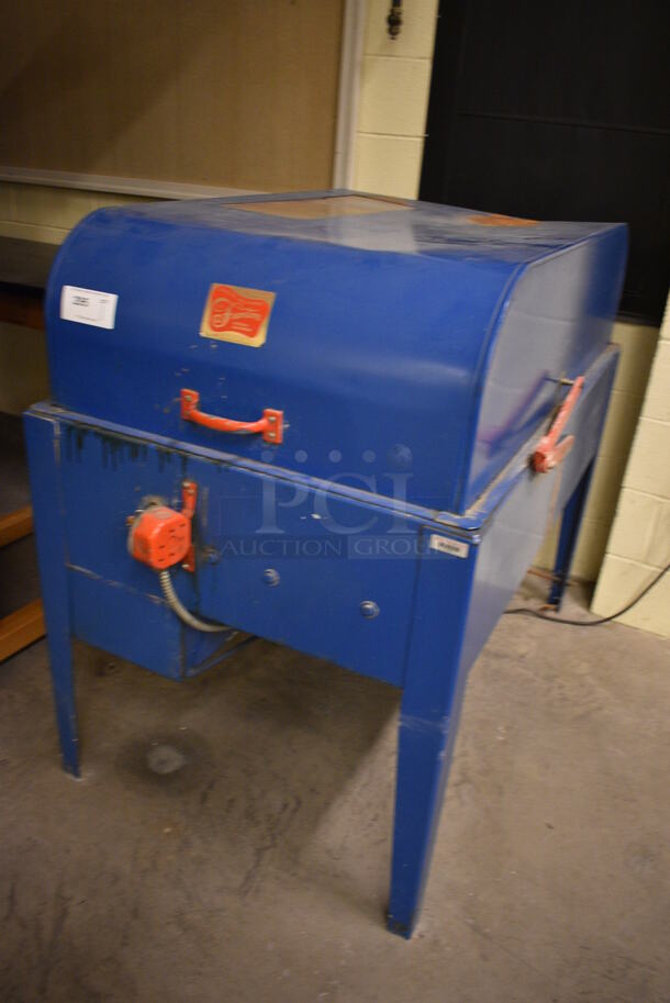Frantom Model F-5G-24X-075 Blue Metal Commercial Floor Style Lapidary Slab Saw. 31x50x44. (John N. Hall Tech - Room 121) - Image 2 of 10