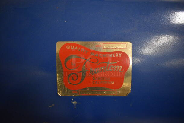 Frantom Model F-5G-24X-075 Blue Metal Commercial Floor Style Lapidary Slab Saw. 31x50x44. (John N. Hall Tech - Room 121) - Image 4 of 10