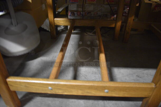 Wooden Drafting Table. 48x36x37. (facilities) - Image 5 of 6