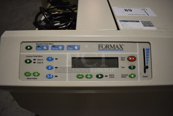 Formax Commercial Countertop Mail Paper Folding Machine. 25x17x13.5. (facilities) - Image 3 of 7
