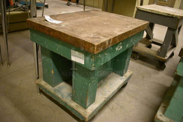 Wood Pattern Kiln Cart on Casters. 18.5x25x22. (John N. Hall Tech - Room 121) - Image 2 of 3