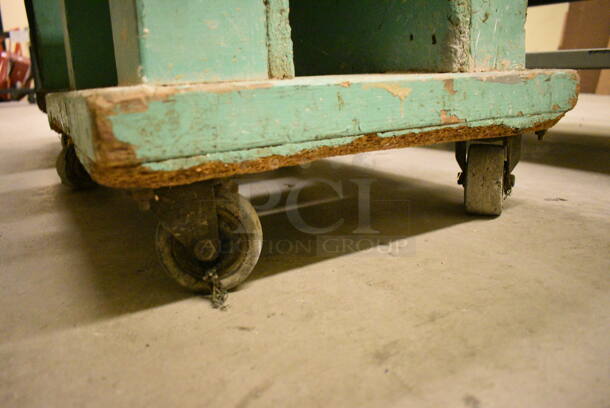 Wood Pattern Kiln Cart on Casters. 18.5x25x22. (John N. Hall Tech - Room 121) - Image 4 of 4