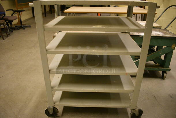 Tan 6 Tier Cart on Casters. 34x21x40. (John N. Hall Tech - Room 121) - Image 3 of 3