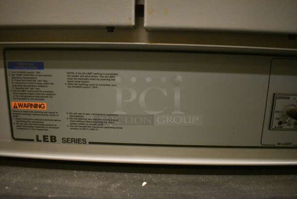 Despatch Gray Metal Countertop Electric Powered 2 Door Laboratory Heater w/ Various Metal Pans. 40.5x28x48.5. (John N. Hall Tech - Room 121) - Image 3 of 9