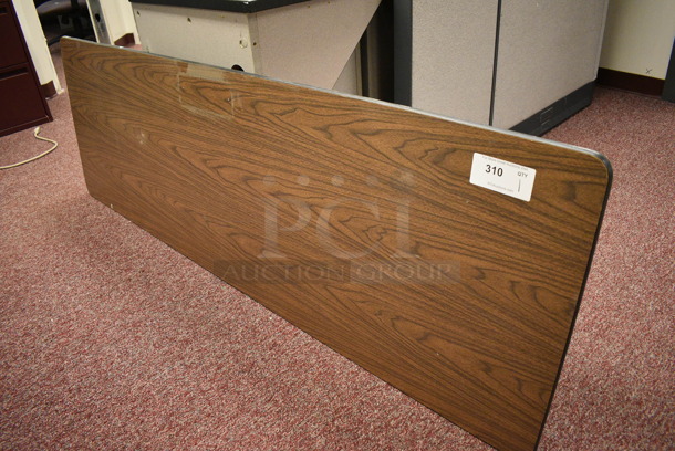 Wood Pattern Table. 72x24x29. (Whitaker Hall - Room 132)