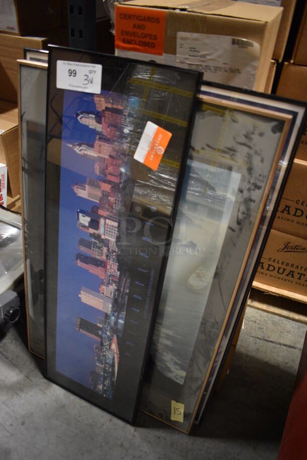 3 Various Pictures; City, Beach and Emeril. Includes 36x1x12.5. 3 Times Your Bid! (facilities)  - Image 2 of 4