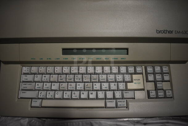 Brother EM-630 Countertop Typewriter w/ Cover. 20x17x6. (facilities) - Image 2 of 6
