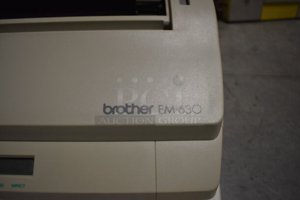 Brother EM-630 Countertop Typewriter w/ Cover. 20x17x6. (facilities) - Image 5 of 6