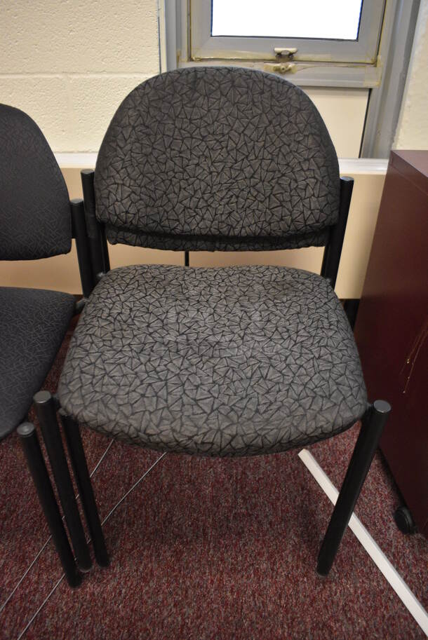 3 Various Black and Gray Chairs. 20x18x32. 3 Times Your Bid! (Whitaker Hall - Room 132 - Office B)